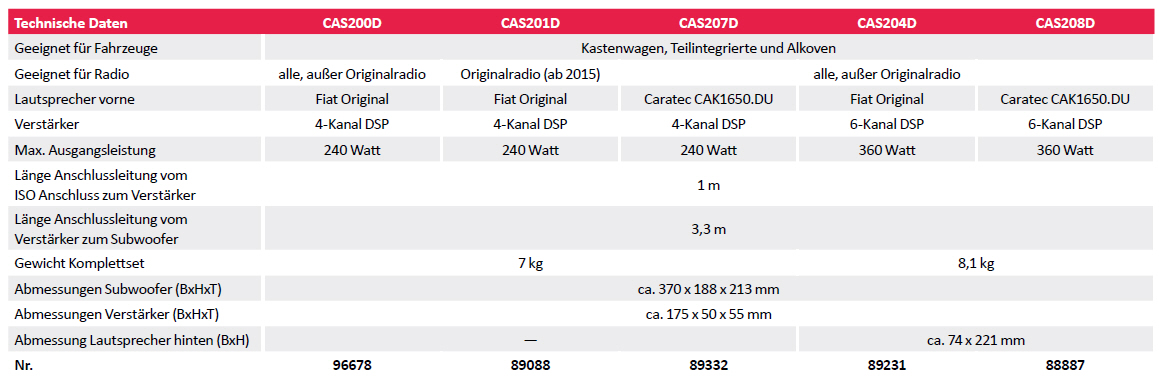 Caratec Soundsystem CAS204D