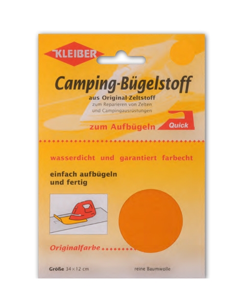 KLEIBER Camping Bügelstoff grau